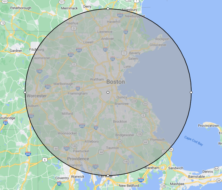 40-Mile Radius TBros 40-Mile Radius TBros